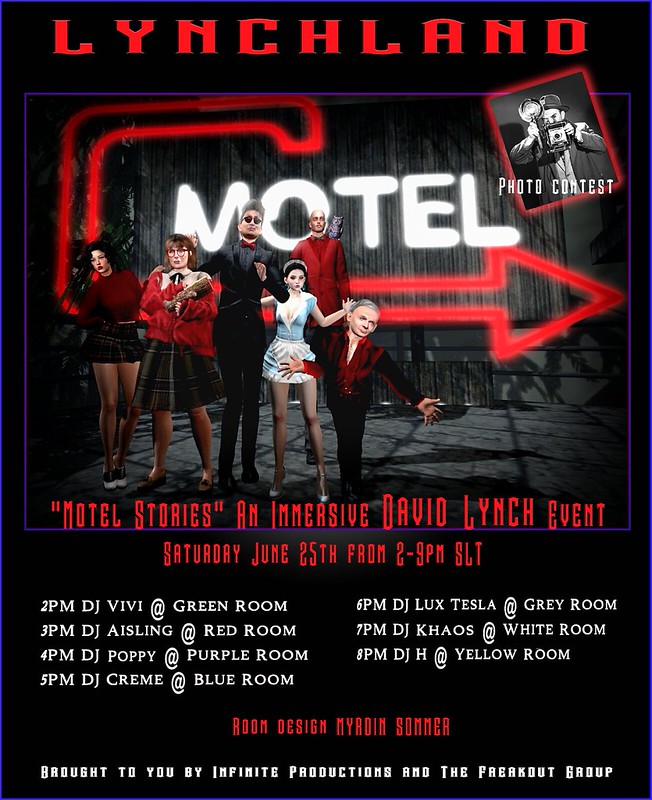 "Motel Stories" @ Lynchland event June 25 2-9 PM