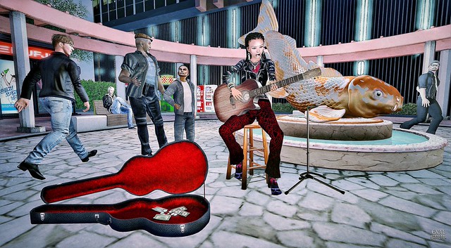 Buskers of Second Life