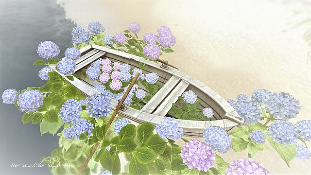 Hydrangea Boat