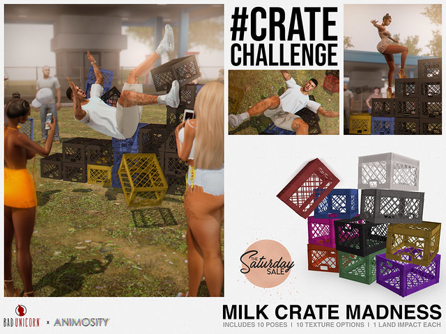 NEW! Milk Crate Madness @ Bad Unicorn Mainstore