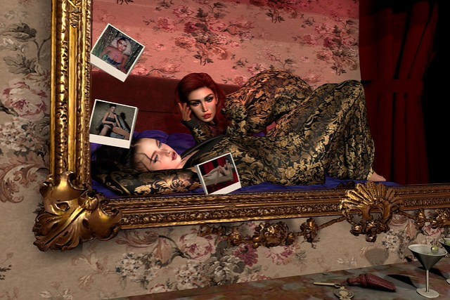 Recreating another stunning image by photographer Guy Bourdin (collaborating with my friend Dalia)