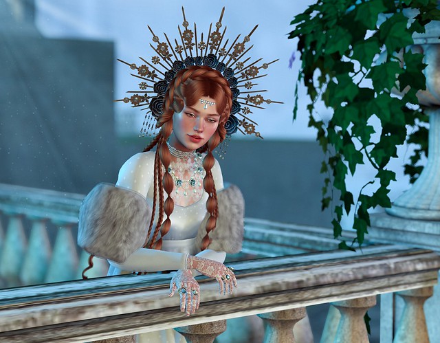 Glance downward