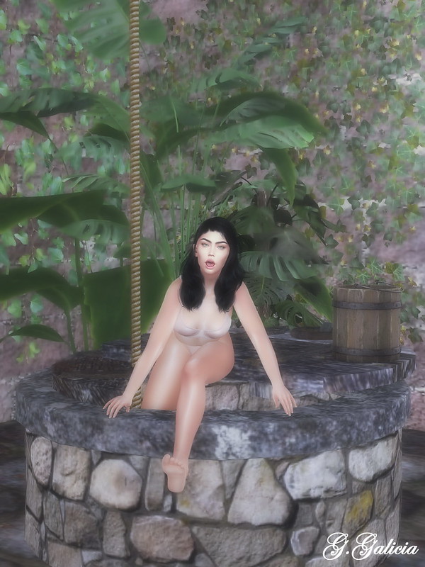 Truth coming out of her well