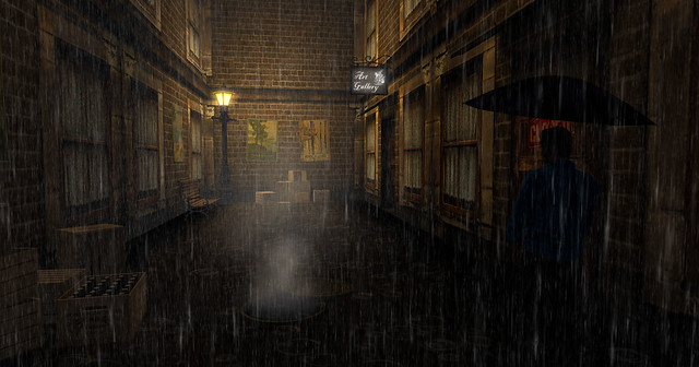 Rainy Alley: A Nostalgic Second Life Gem