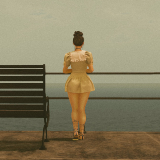 Staring at the sea
